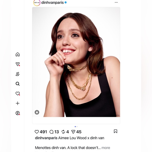 Dinh Van Menottes R15 18K Yellow Gold Handcuff Necklace - Picture 12 of 13